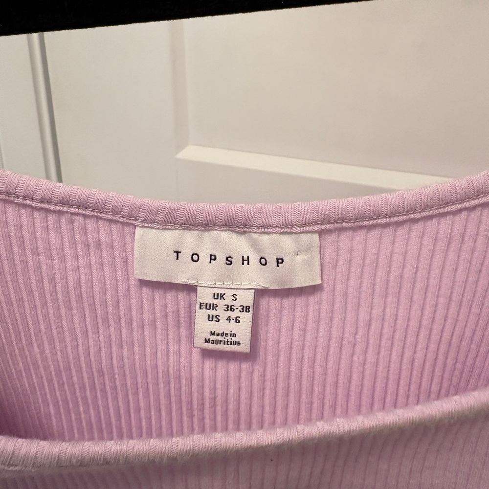 Topshop Purple Tee - Picture 3 of 3